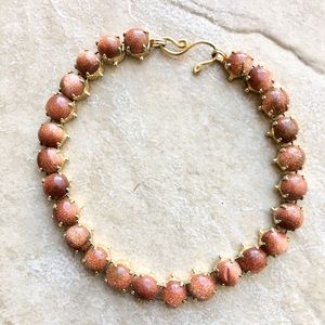 Sparkling Egyptian goldstone bracelet!